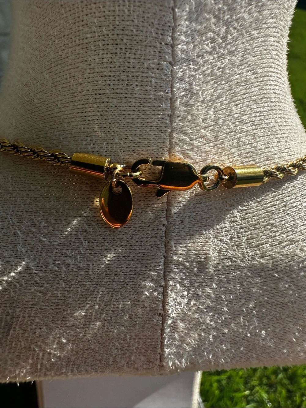 Gold Cross Pendant Necklace Stainless Steel